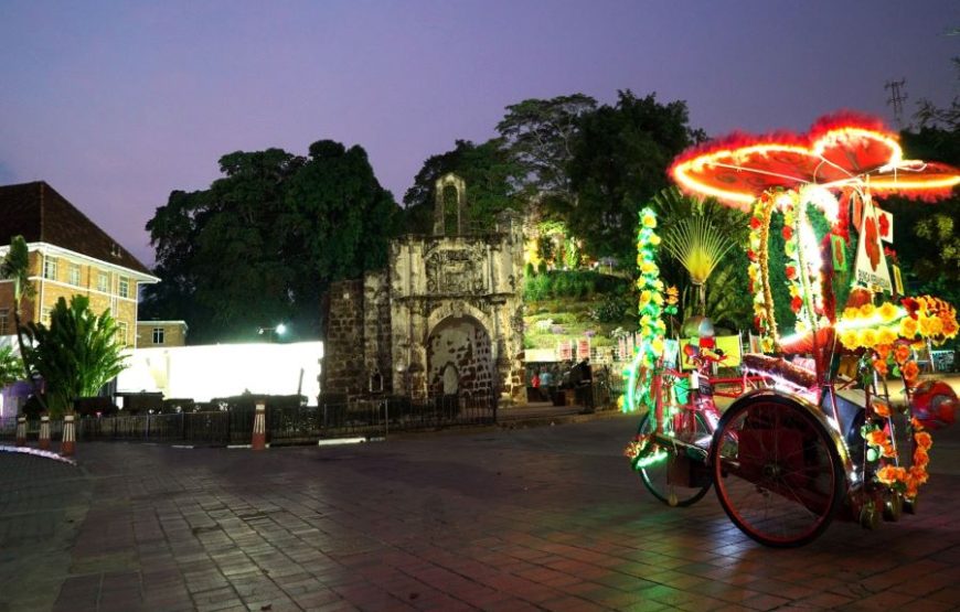 Malacca Night Tour with River Cruise & Trishaw Ride