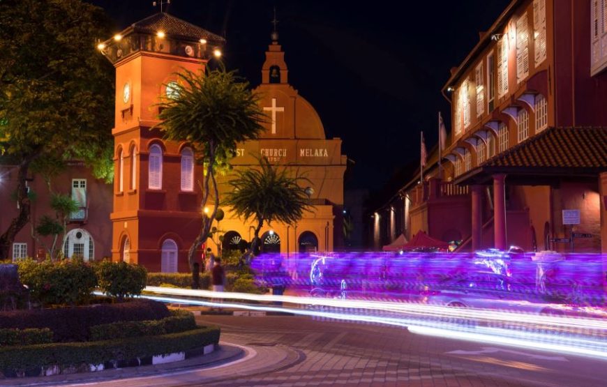 Malacca Night Tour with River Cruise & Trishaw Ride
